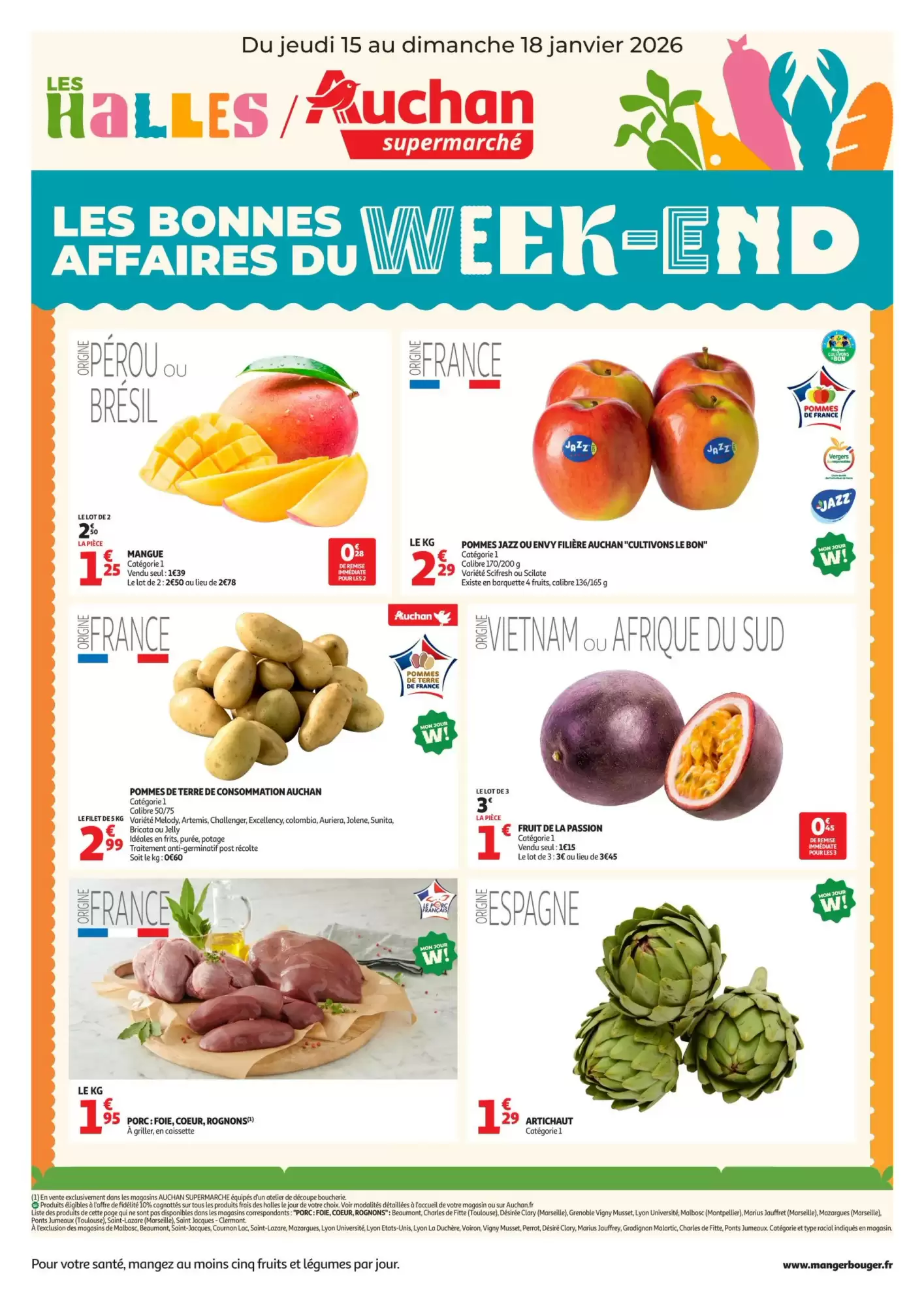 Catalogue Auchan Supermarch&eacute; 15/01/2026 – 18/01/2026