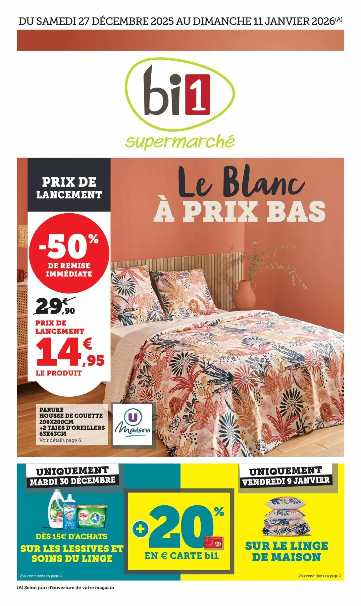 Catalogue Bi1 31/12/2025 – 11/01/2026