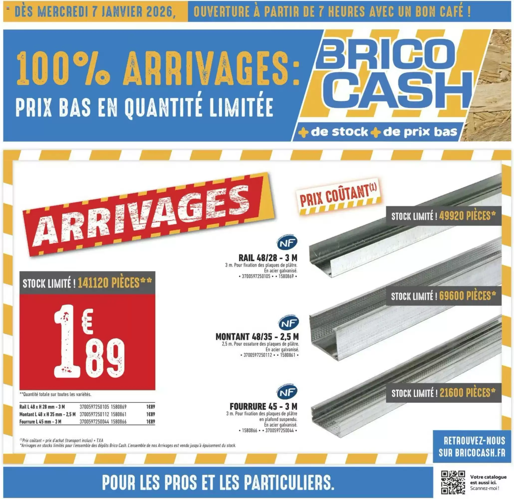 Catalogue Brico Cash 07/01/2026 – 22/01/2026
