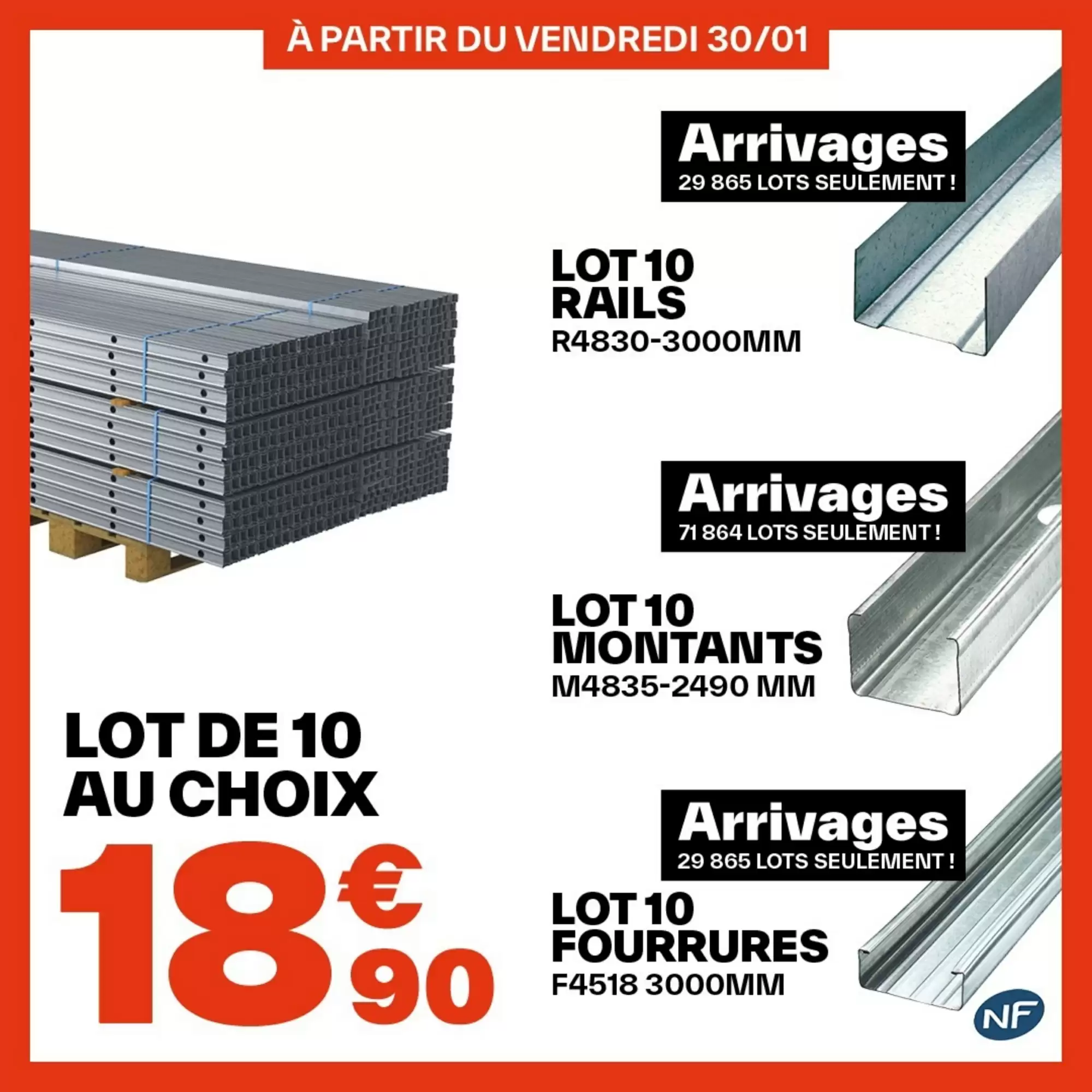 Catalogue Brico D&eacute;p&ocirc;t 30/01/2026 – 30/01/2026