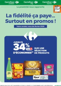 Catalogue Carrefour Contact 01/02/2026 – 28/02/2026