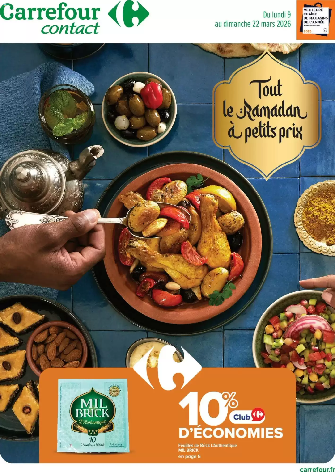 Catalogue Carrefour Contact 09/03/2026 – 22/03/2026
