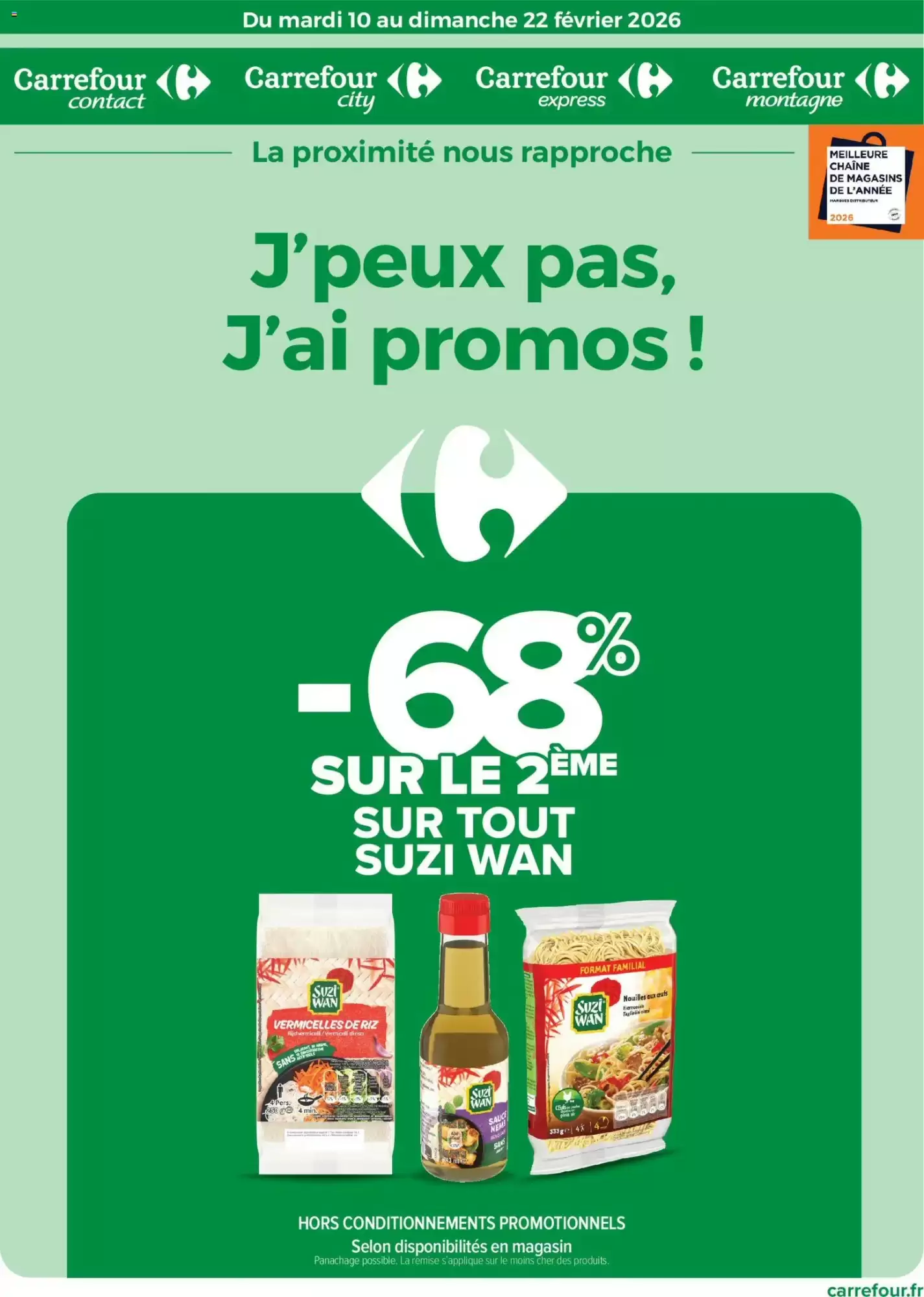 Catalogue Carrefour Contact 10/02/2026 – 22/02/2026
