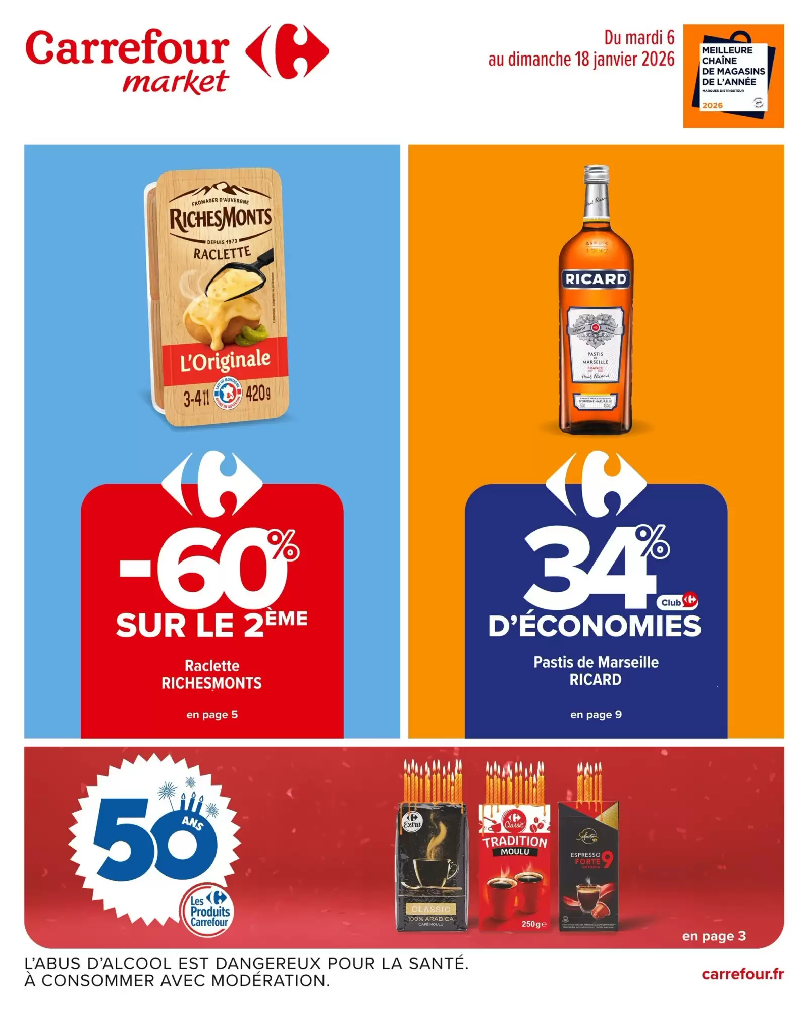 Catalogue Carrefour Market 06/01/2026 – 18/01/2026