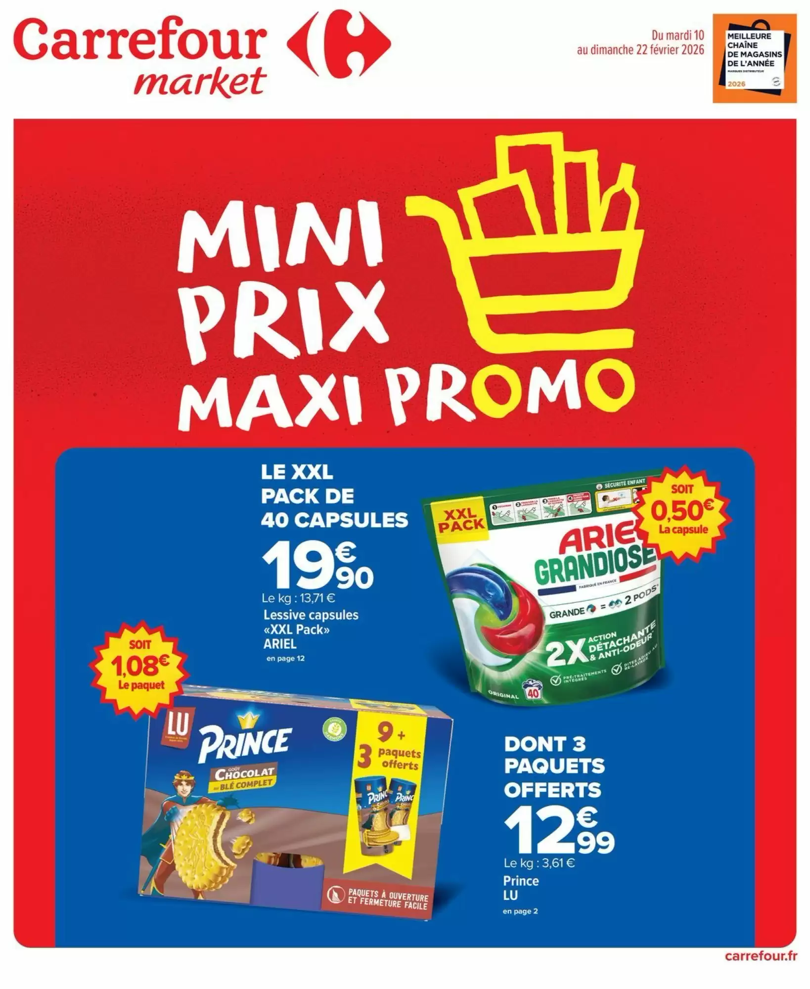 Catalogue Carrefour Market 10/02/2026 – 22/02/2026
