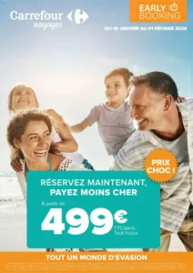 Catalogue Carrefour Voyages 19/01/2026 – 01/02/2026