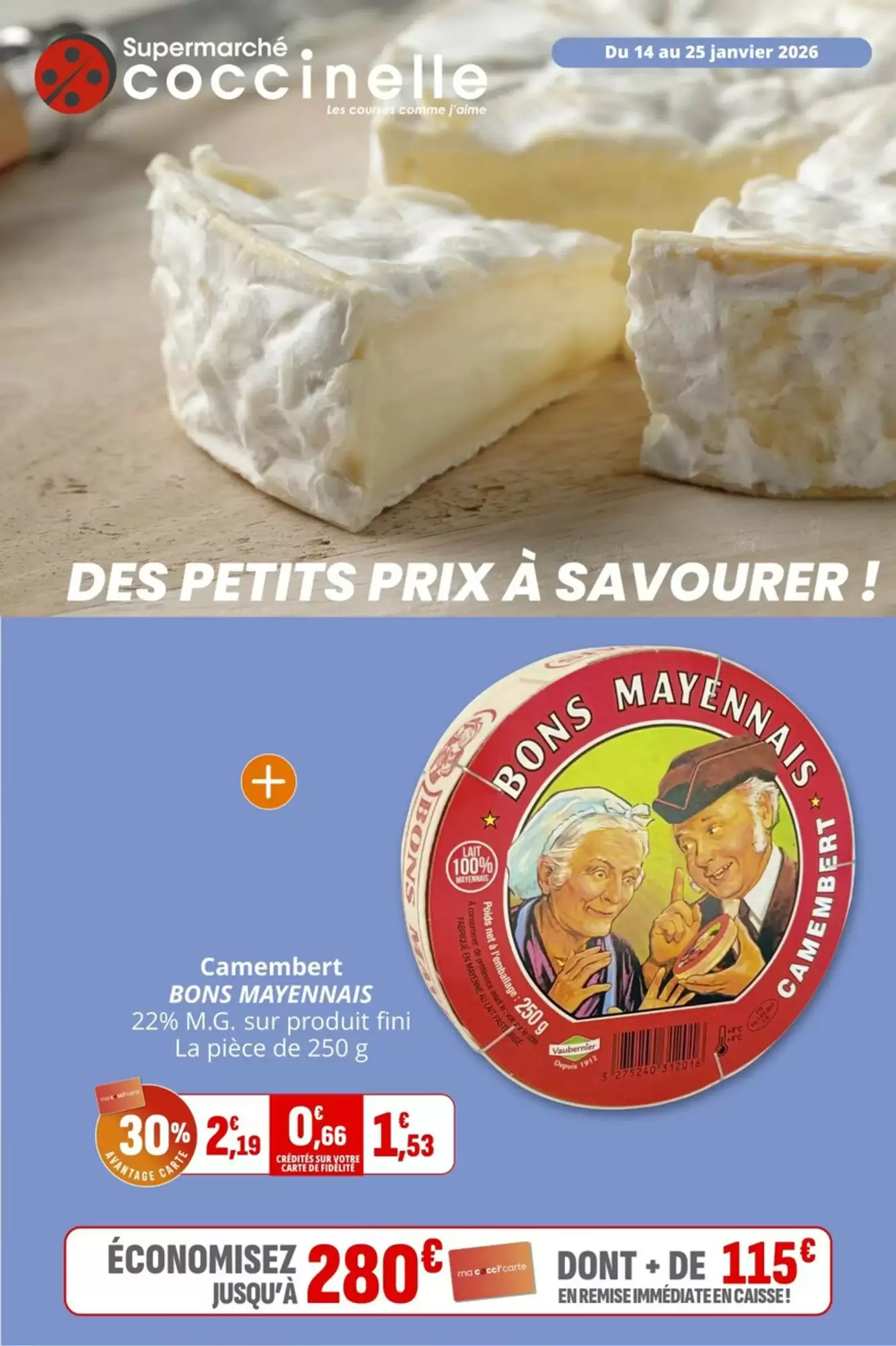 Catalogue Coccinelle Supermarch&eacute; 14/01/2026 – 25/01/2026