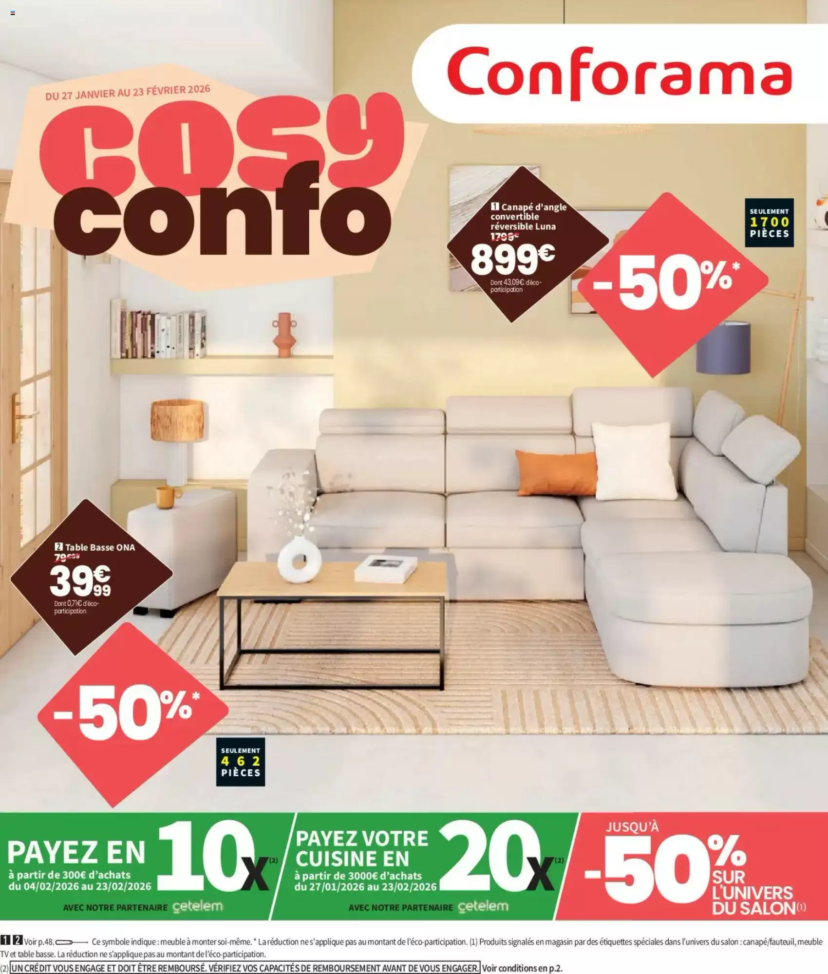 Catalogue Conforama 27/01/2026 – 23/02/2026