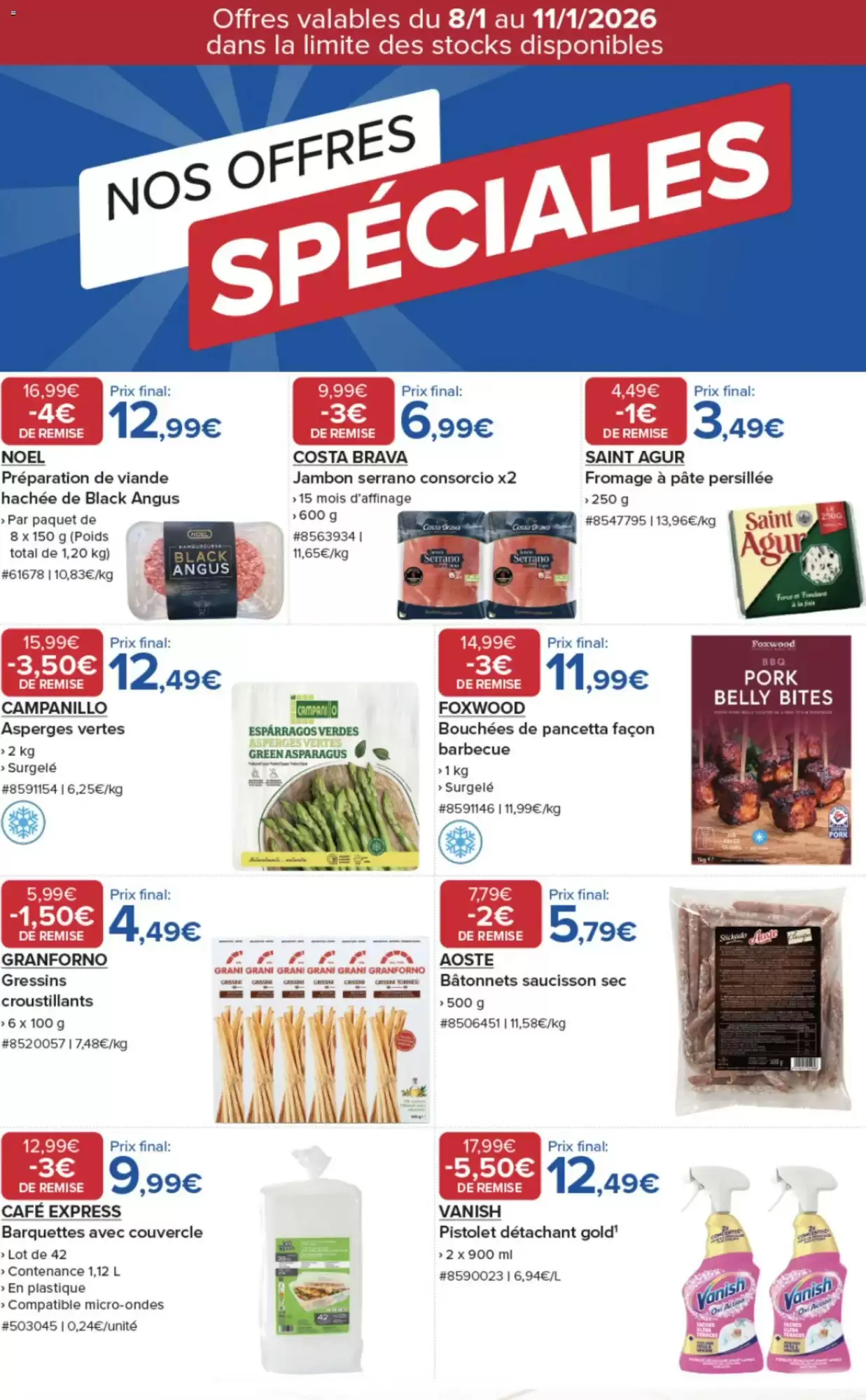 Catalogue Costco 08/01/2026 – 11/01/2026