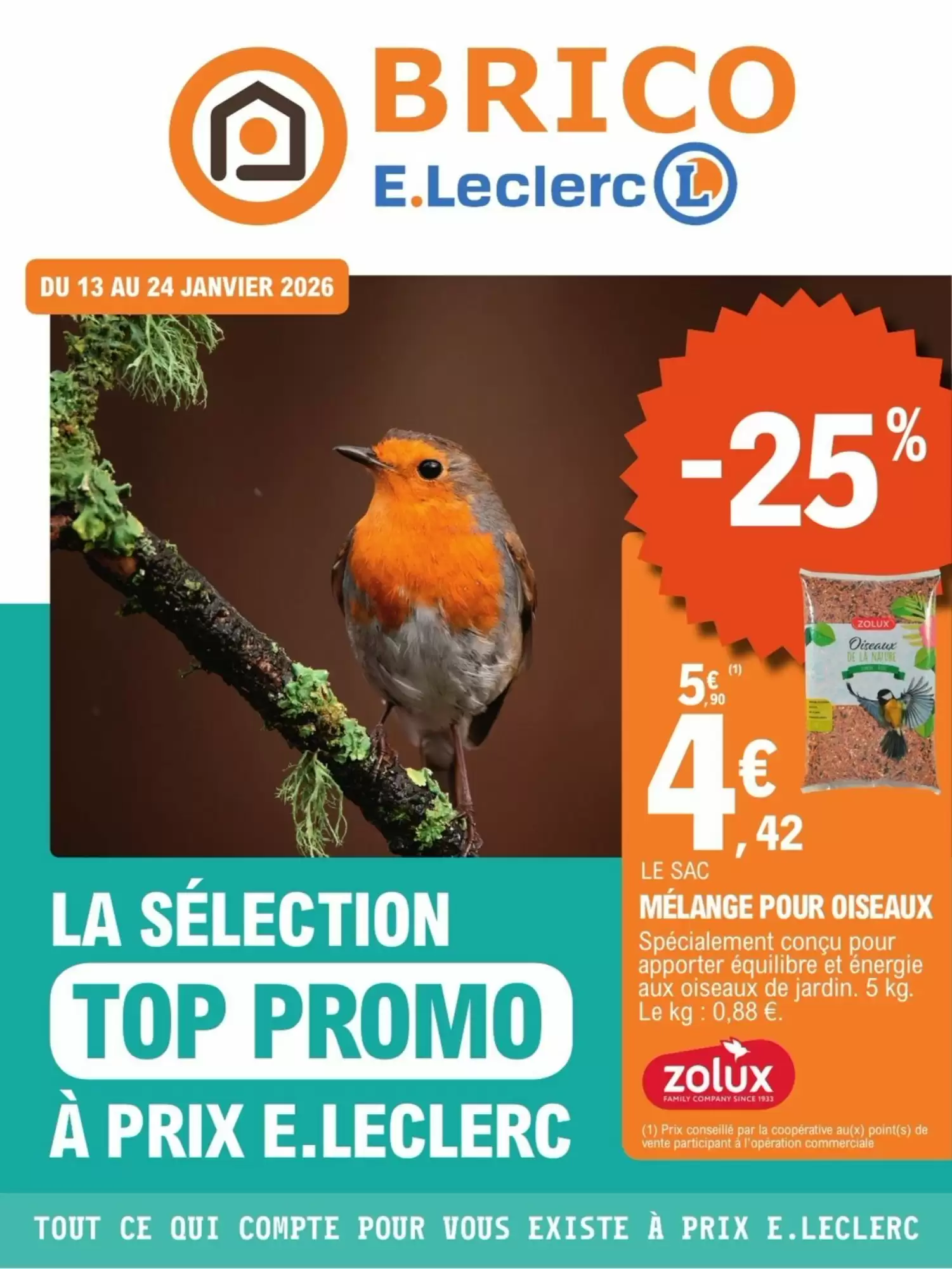 Catalogue E.Leclerc Brico 13/01/2026 – 24/01/2026