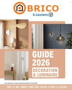 Catalogue E.Leclerc Brico 20/01/2026 – 21/02/2026