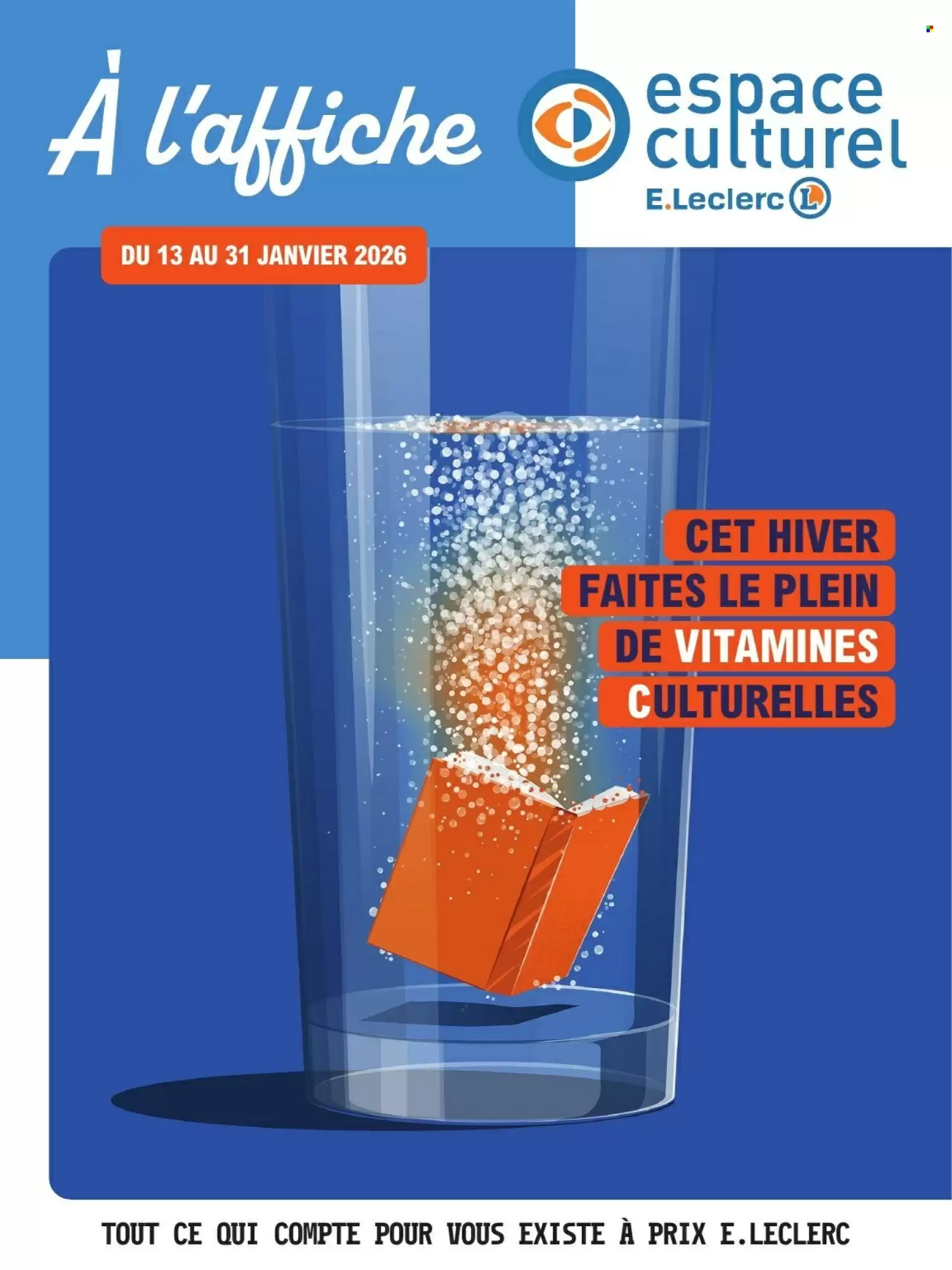 Catalogue E.Leclerc Espace Culturel 13/01/2026 – 31/01/2026