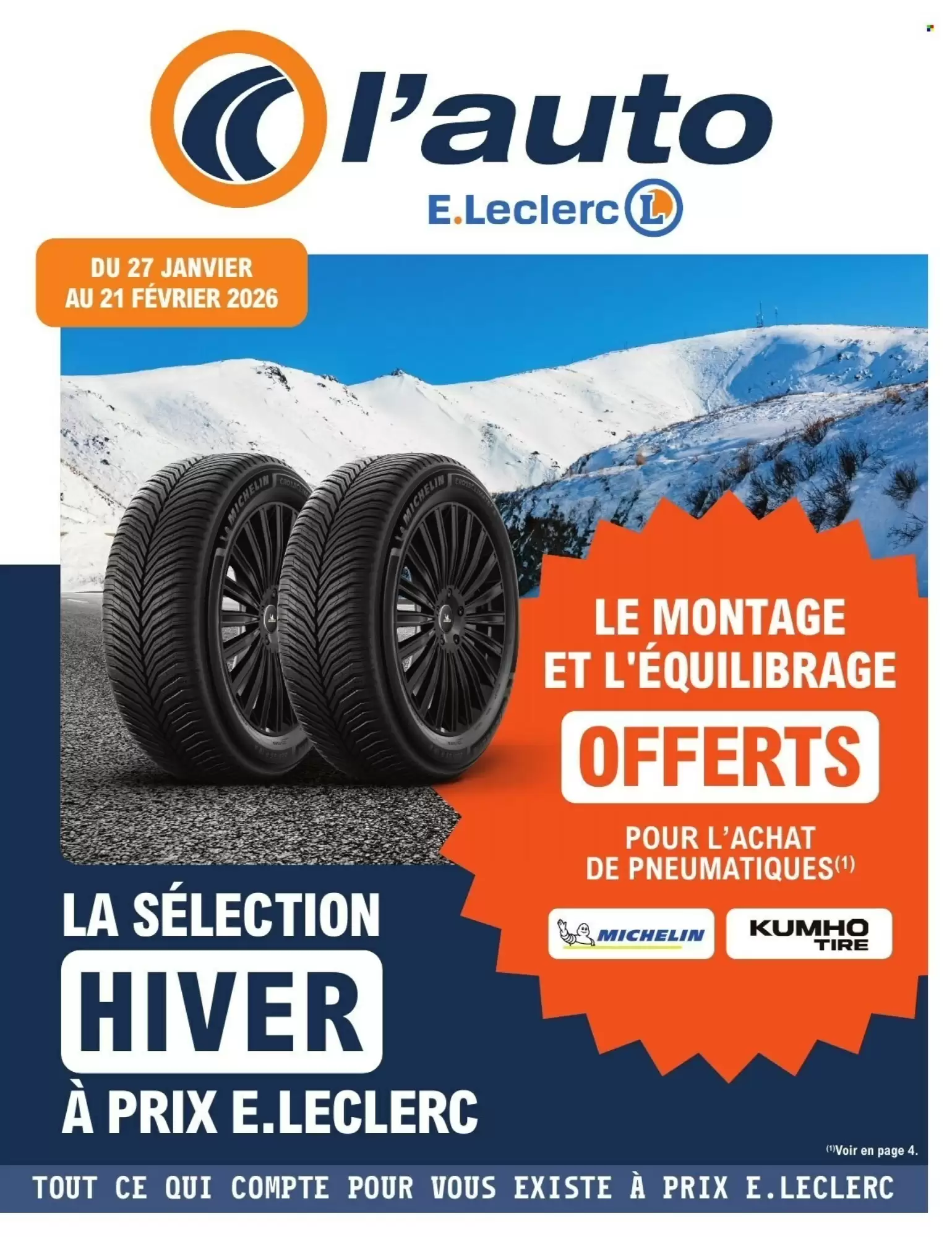 Catalogue E.Leclerc L'Auto 27/01/2026 – 21/02/2026