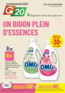 Catalogue G20 14/01/2026 – 25/01/2026