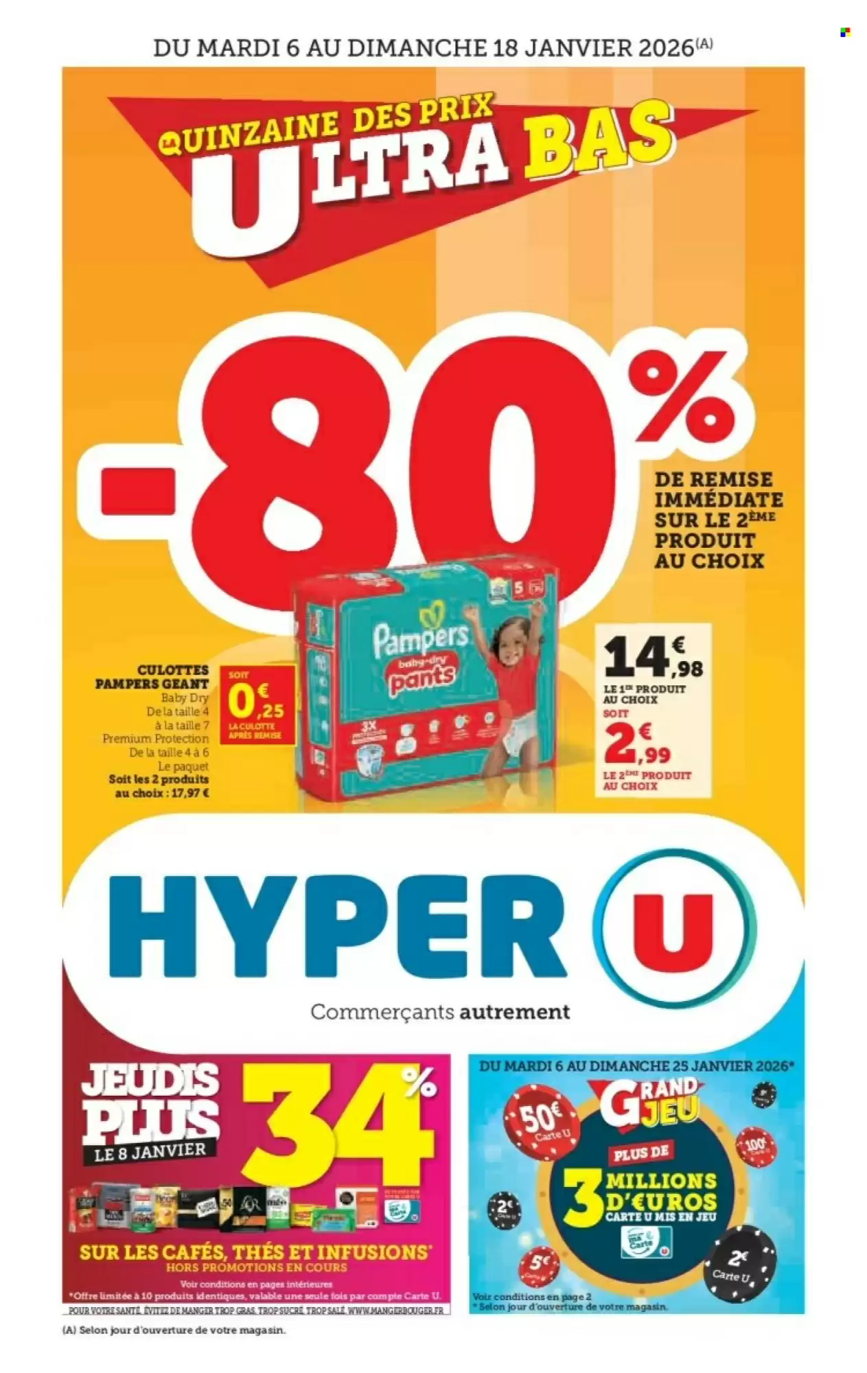 Catalogue Hyper U 06/01/2026 – 18/01/2026