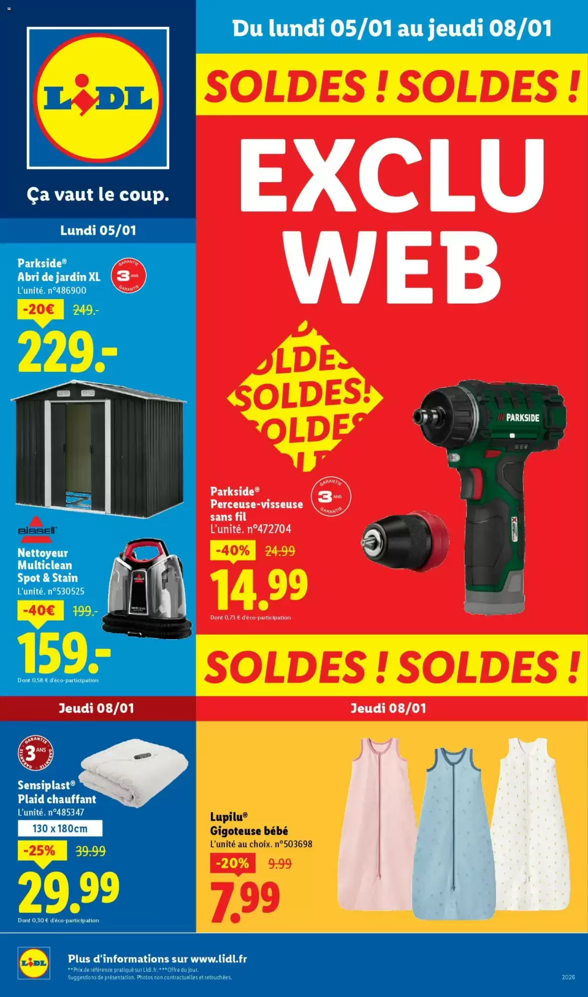 Catalogue Lidl 05/01/2026 – 08/01/2026