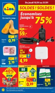 Catalogue Lidl 15/01/2026 – 21/01/2026