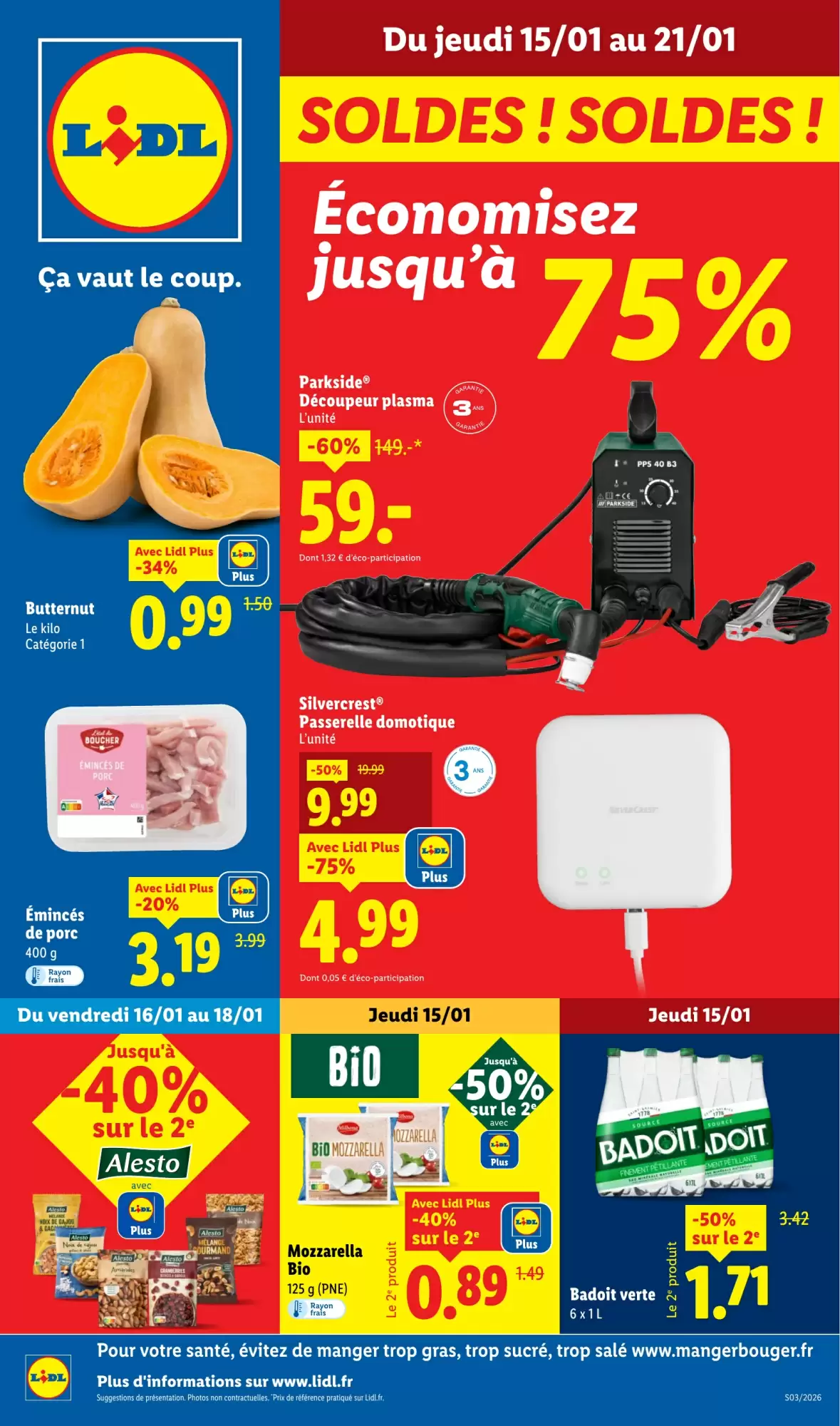 Catalogue Lidl 15/01/2026 – 21/01/2026
