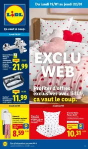 Catalogue Lidl 19/01/2026 – 22/01/2026