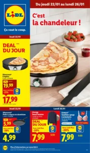 Catalogue Lidl 22/01/2026 – 26/01/2026