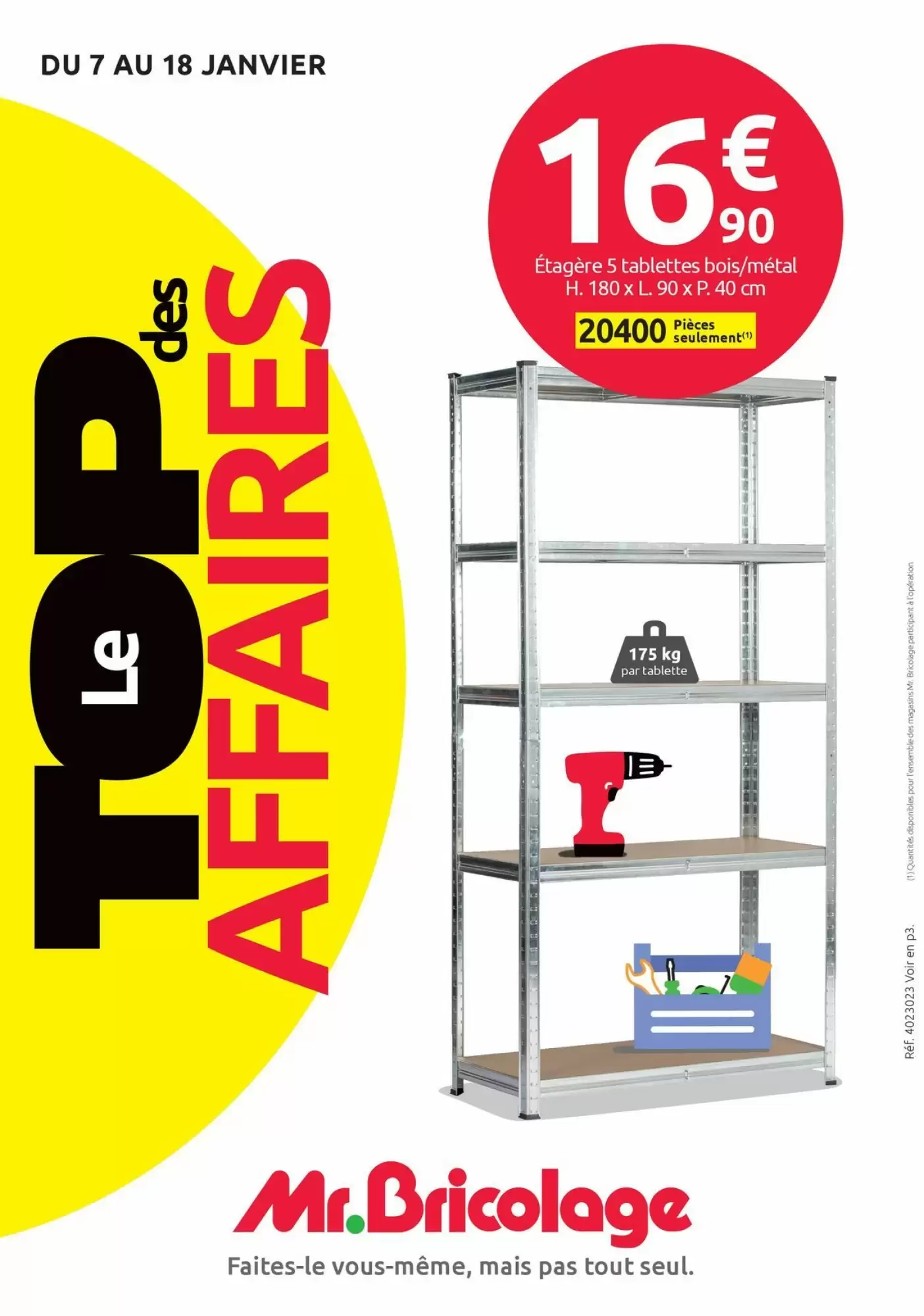 Catalogue Mr Bricolage 08/01/2026 – 18/01/2026