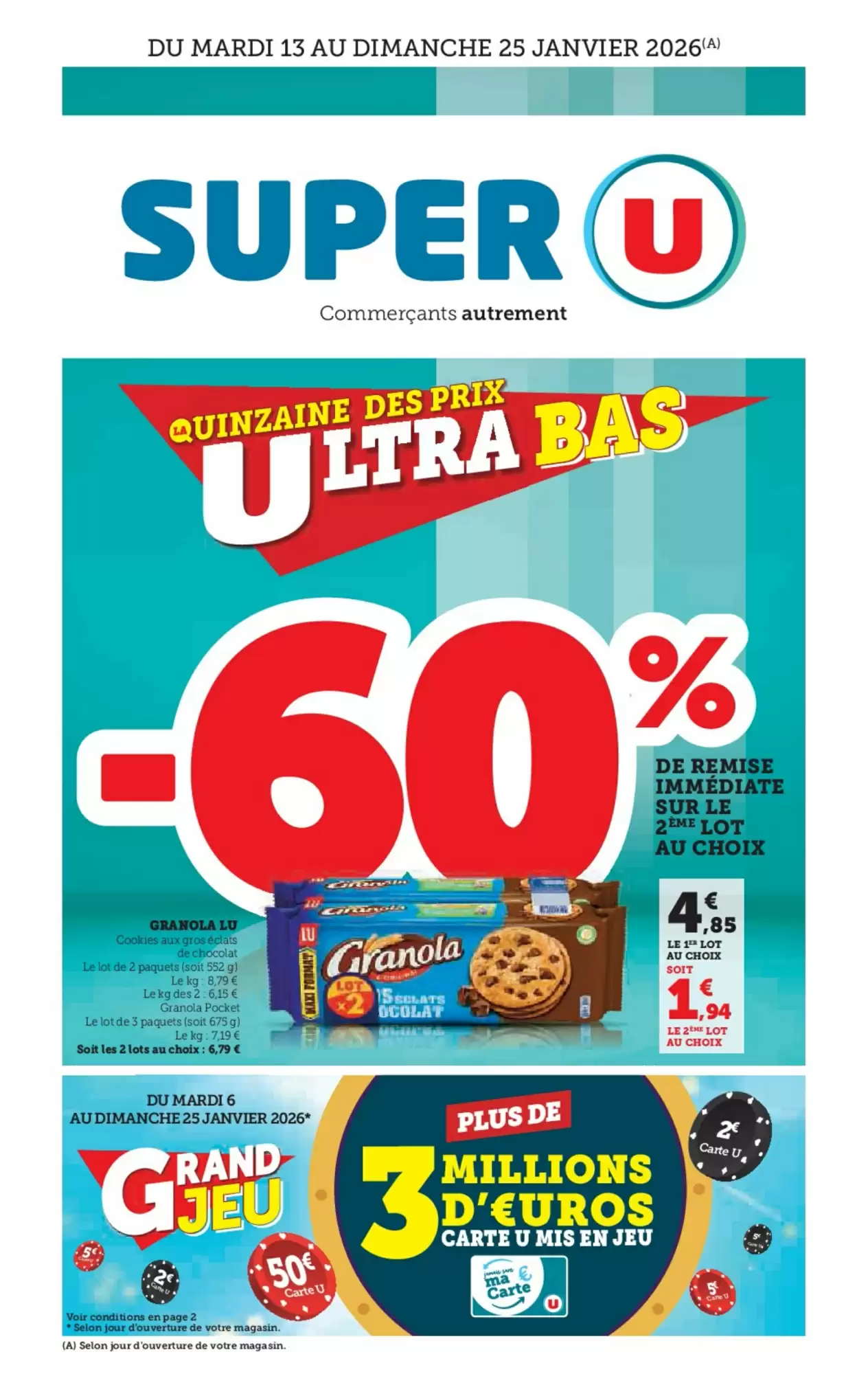 Catalogue Super U 13/01/2026 – 25/01/2026