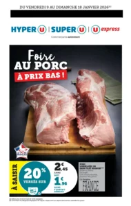 Catalogue Super U 09/01/2026 – 18/01/2026