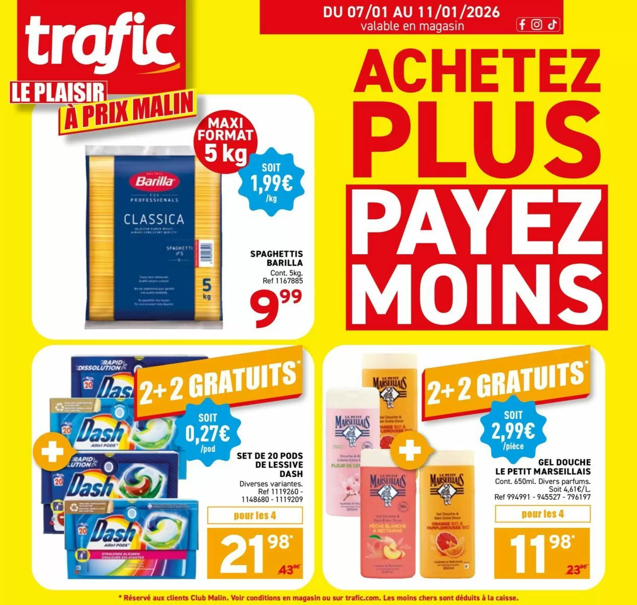 Catalogue Trafic 06/01/2026 – 11/01/2026