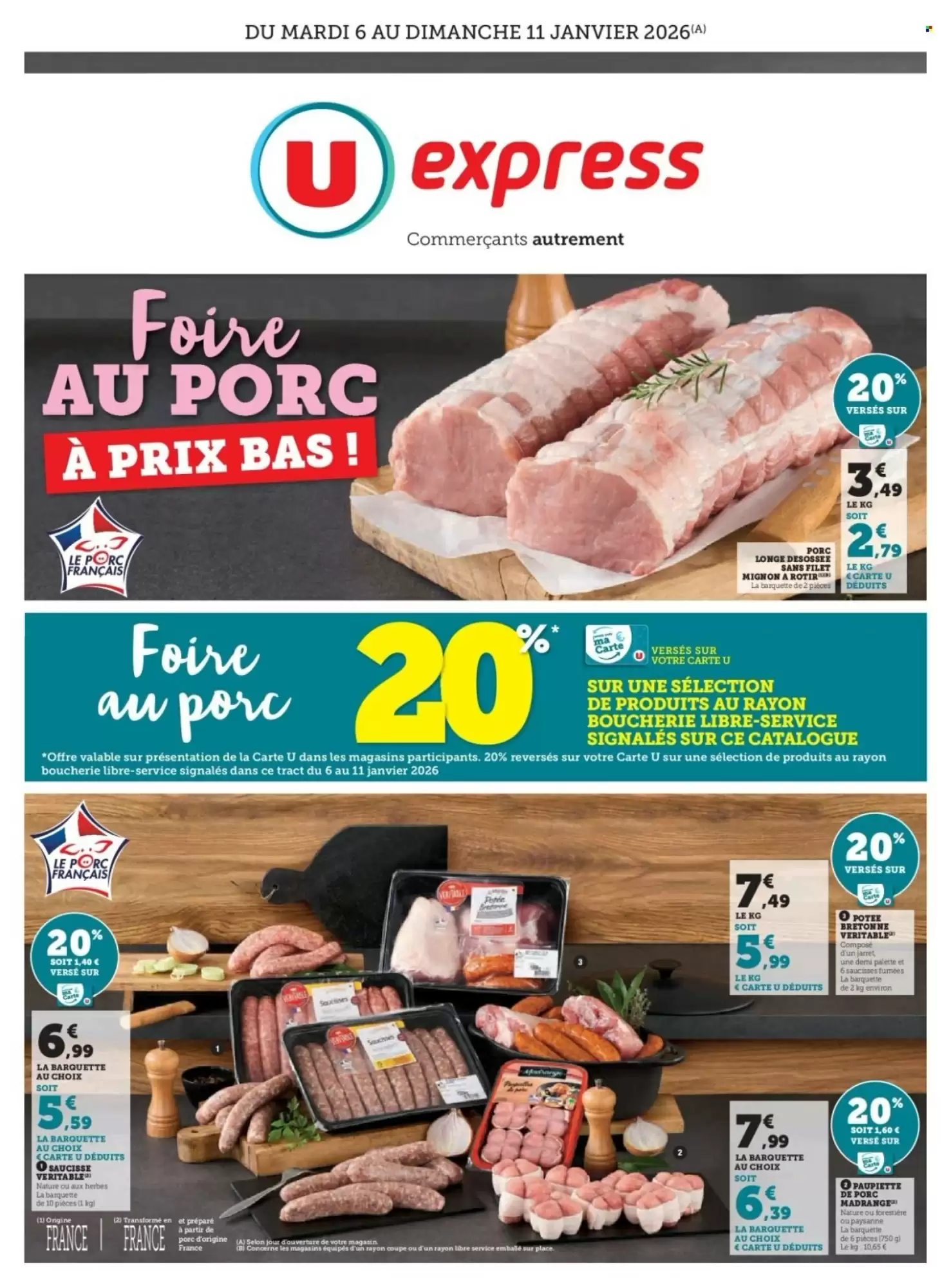 Catalogue U Express 06/01/2026 – 11/01/2026