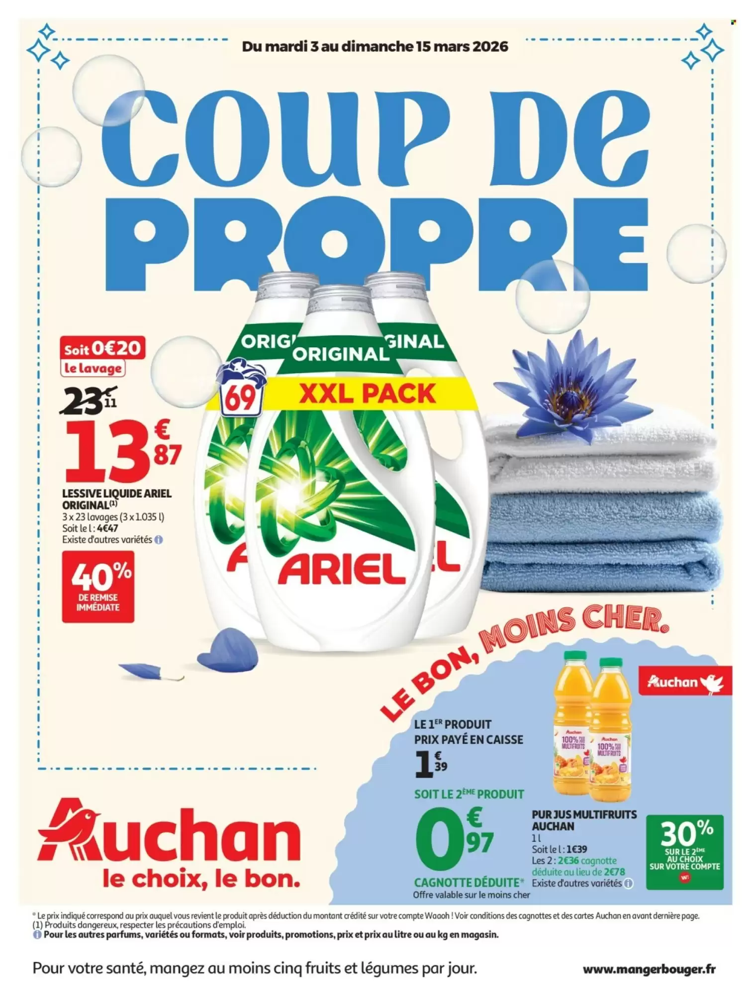 Catalogue Auchan 03/03/2026 – 15/03/2026