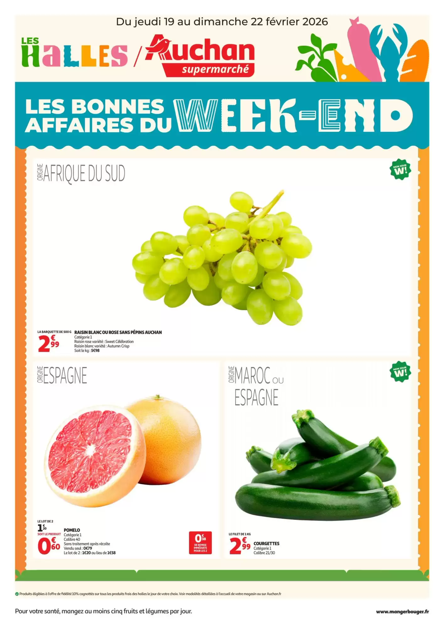 Catalogue Auchan Supermarch&eacute; 19/02/2026 – 22/02/2026