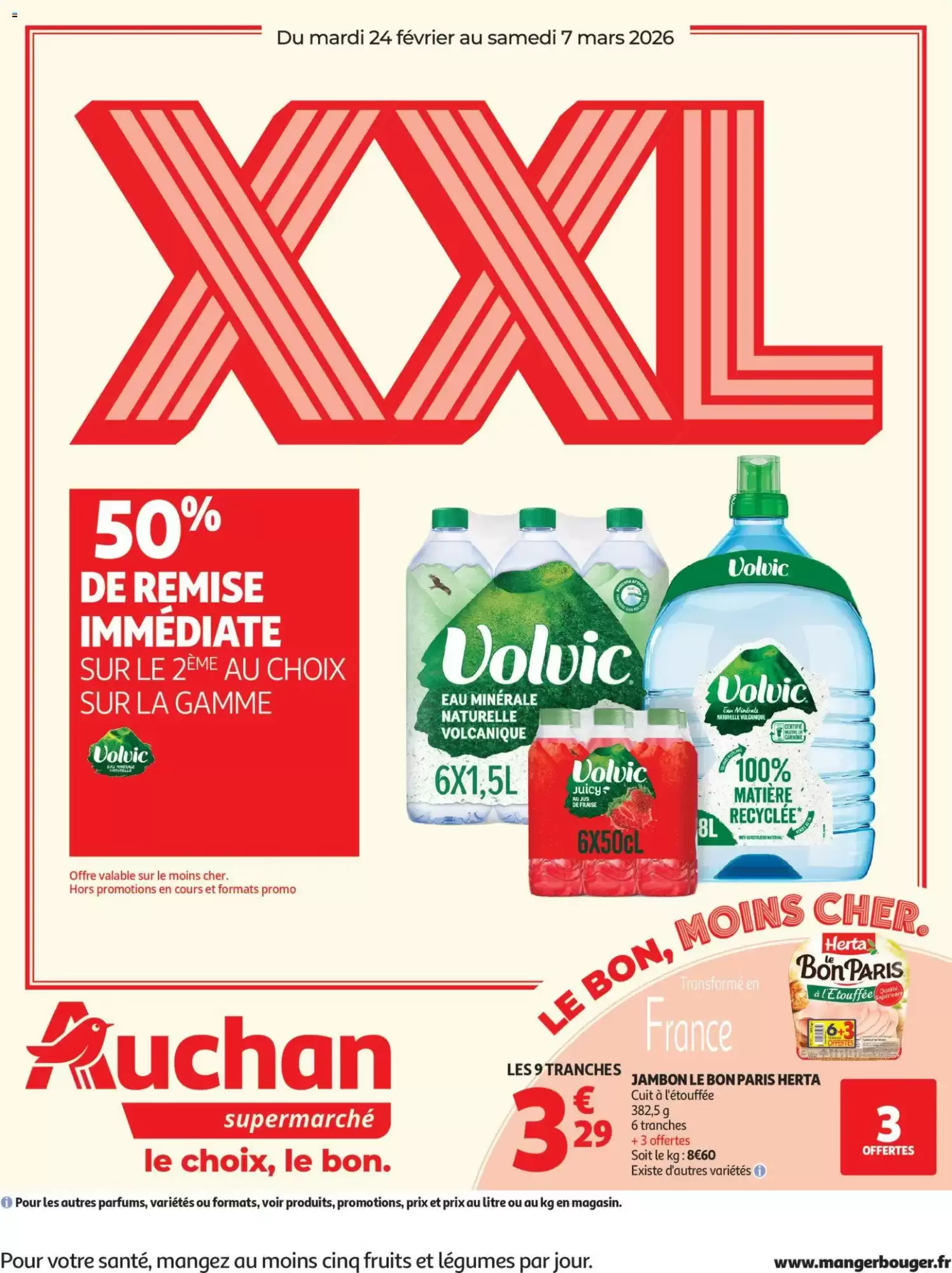 Catalogue Auchan Supermarch&eacute; 24/02/2026 – 07/03/2026