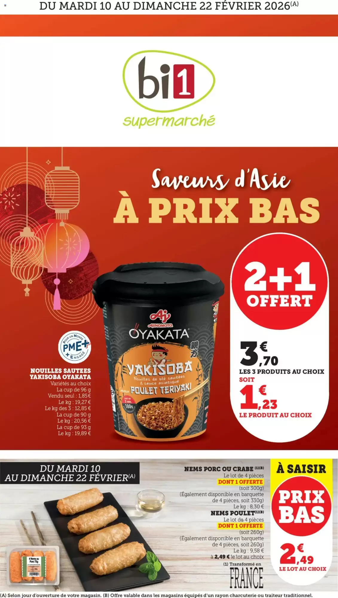 Catalogue Bi1 10/02/2026 – 22/02/2026