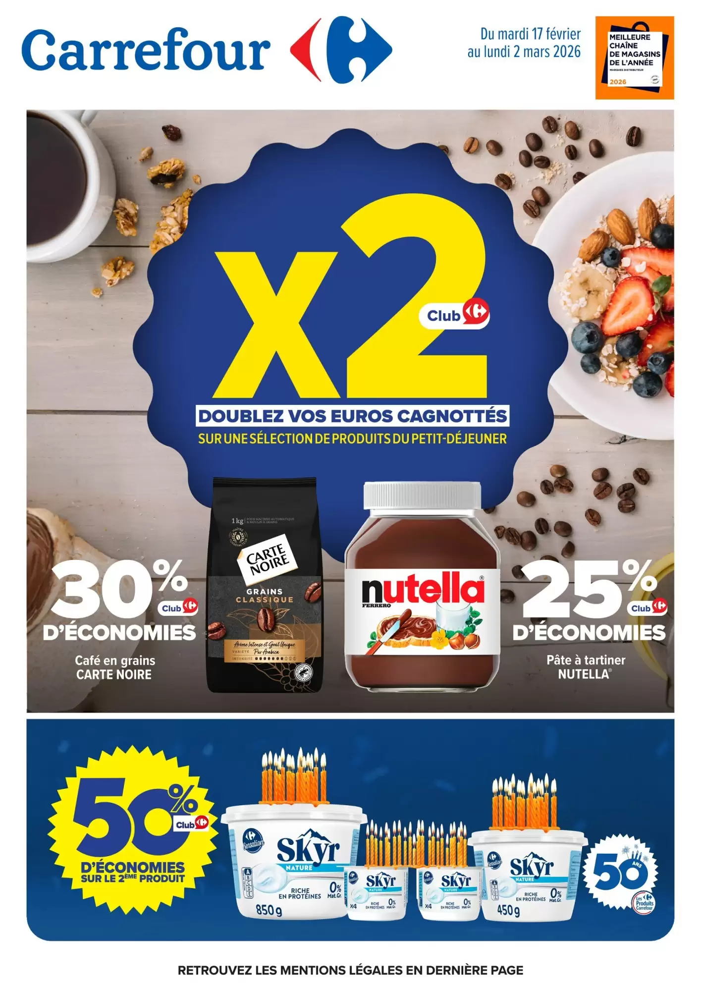 Catalogue Carrefour 17/02/2026 – 02/03/2026