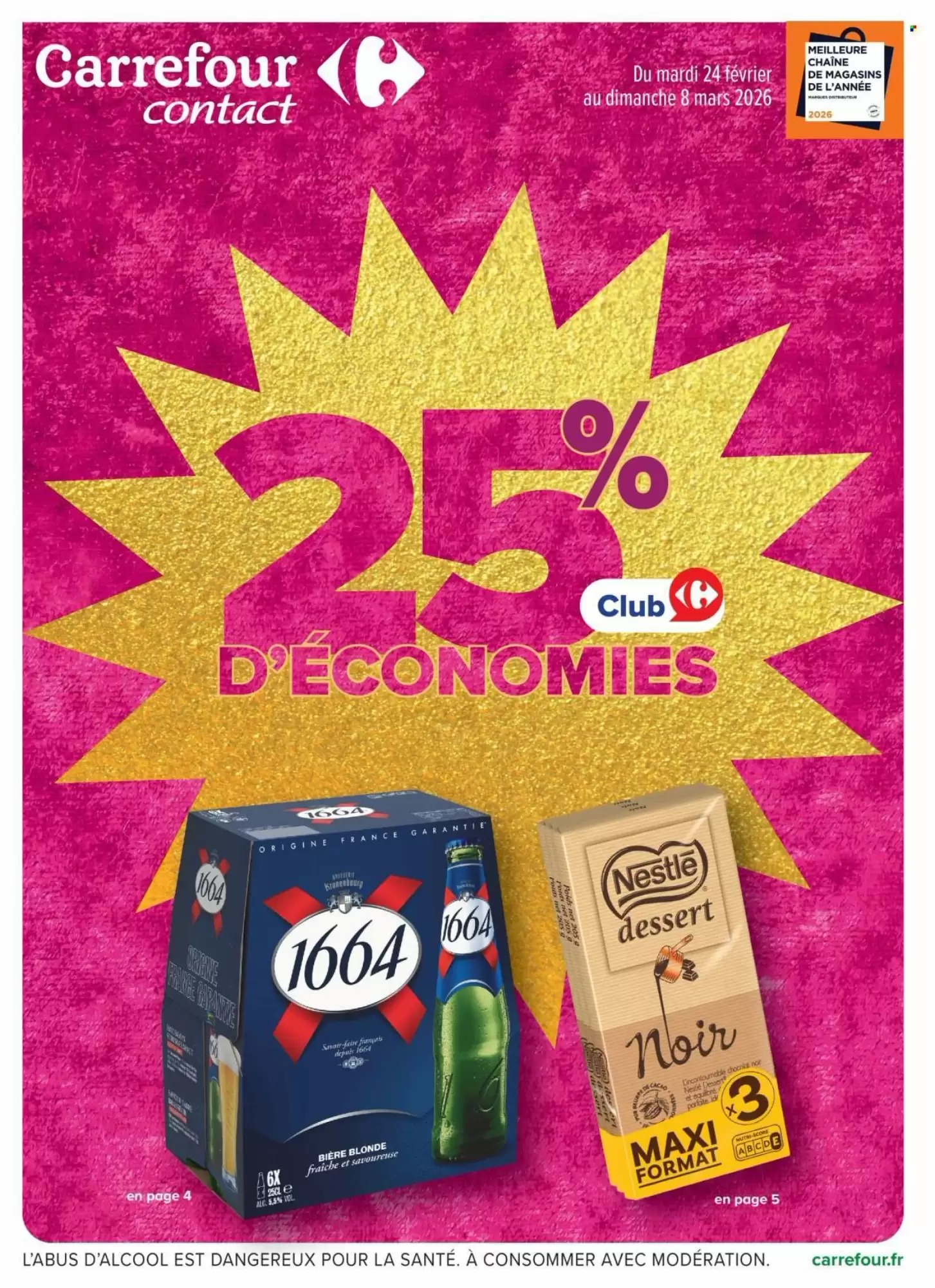 Catalogue Carrefour Contact 24/02/2026 – 08/03/2026