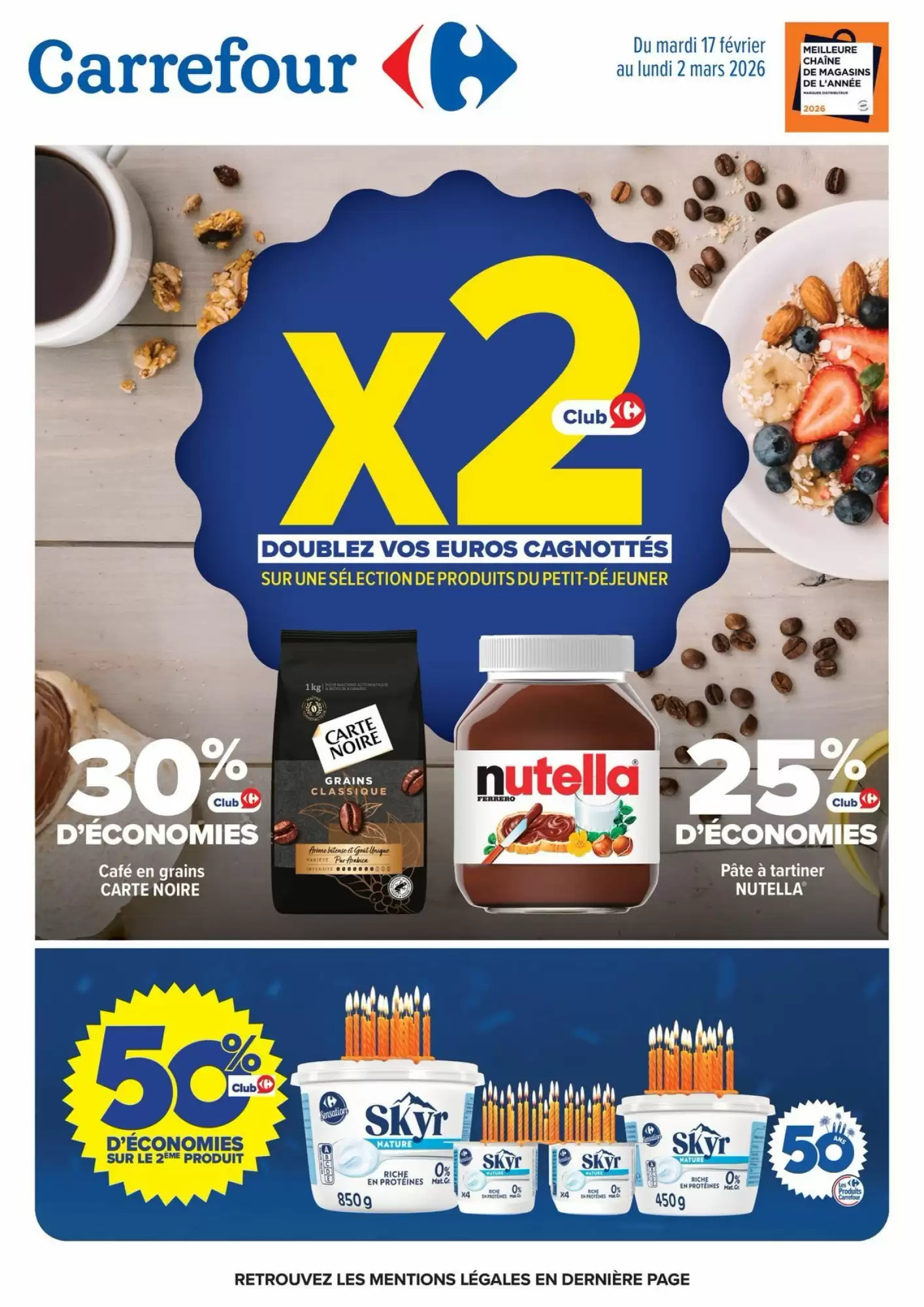 Catalogue Carrefour 17/02/2026 – 02/03/2026