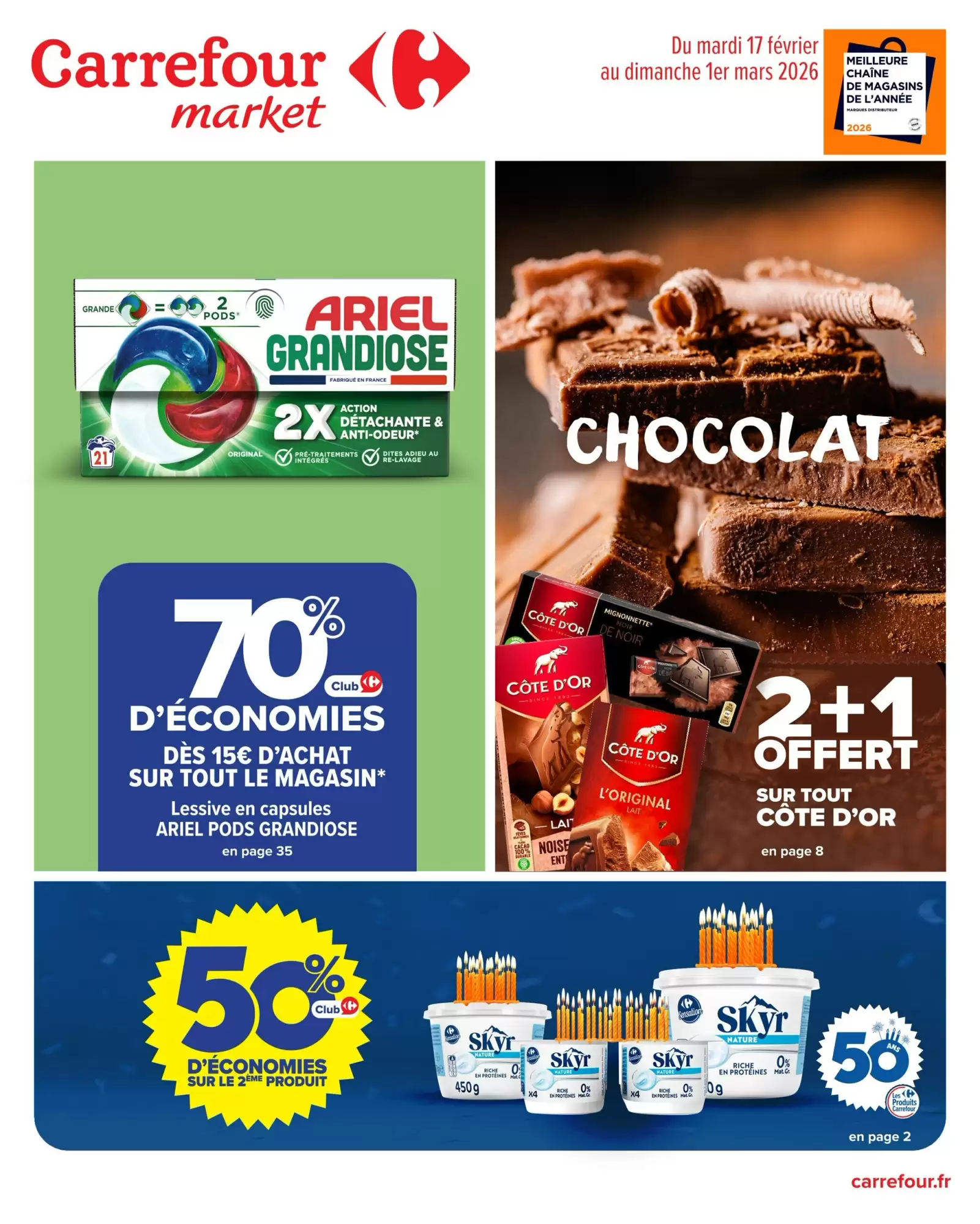 Catalogue Carrefour Market 17/02/2026 – 01/03/2026