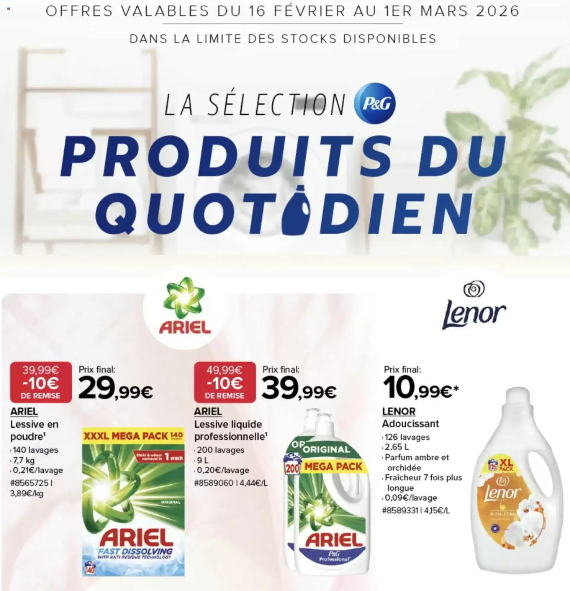 Catalogue Costco 16/02/2026 – 01/03/2026