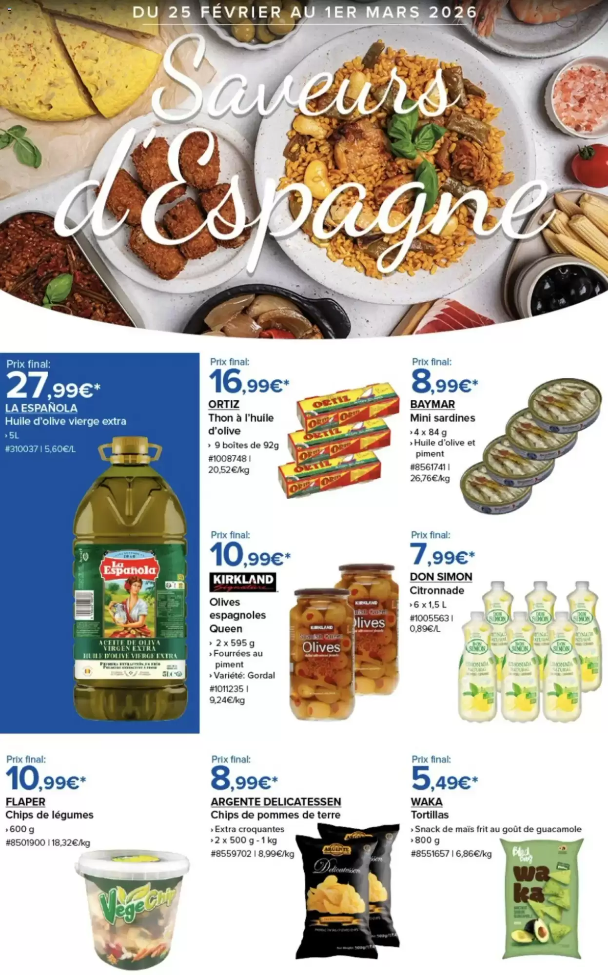 Catalogue Costco 25/02/2026 – 01/03/2026