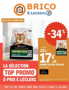 Catalogue E.Leclerc Brico 10/02/2026 – 21/02/2026