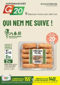 Catalogue G20 11/02/2026 – 22/02/2026