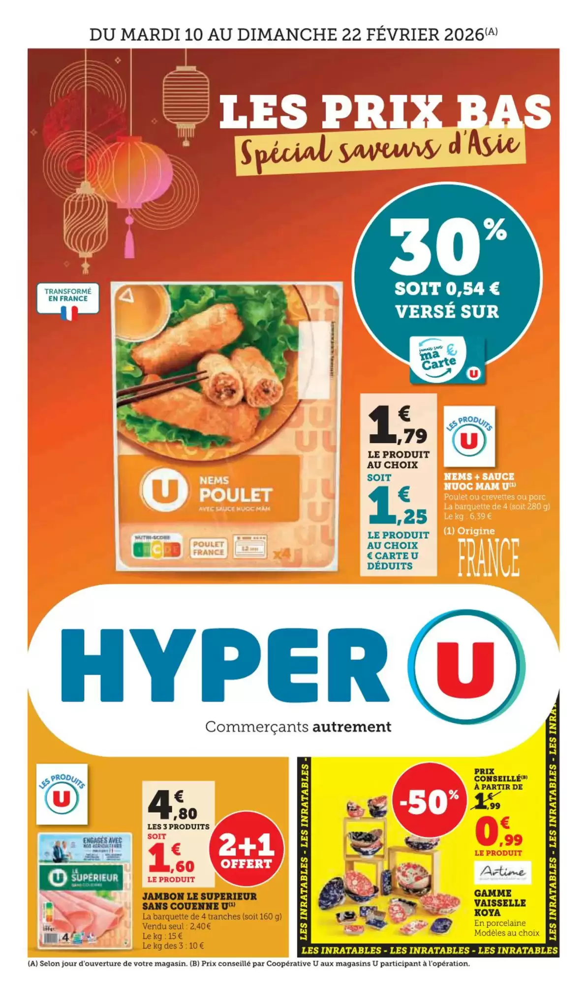 Catalogue Hyper U 10/02/2026 – 22/02/2026