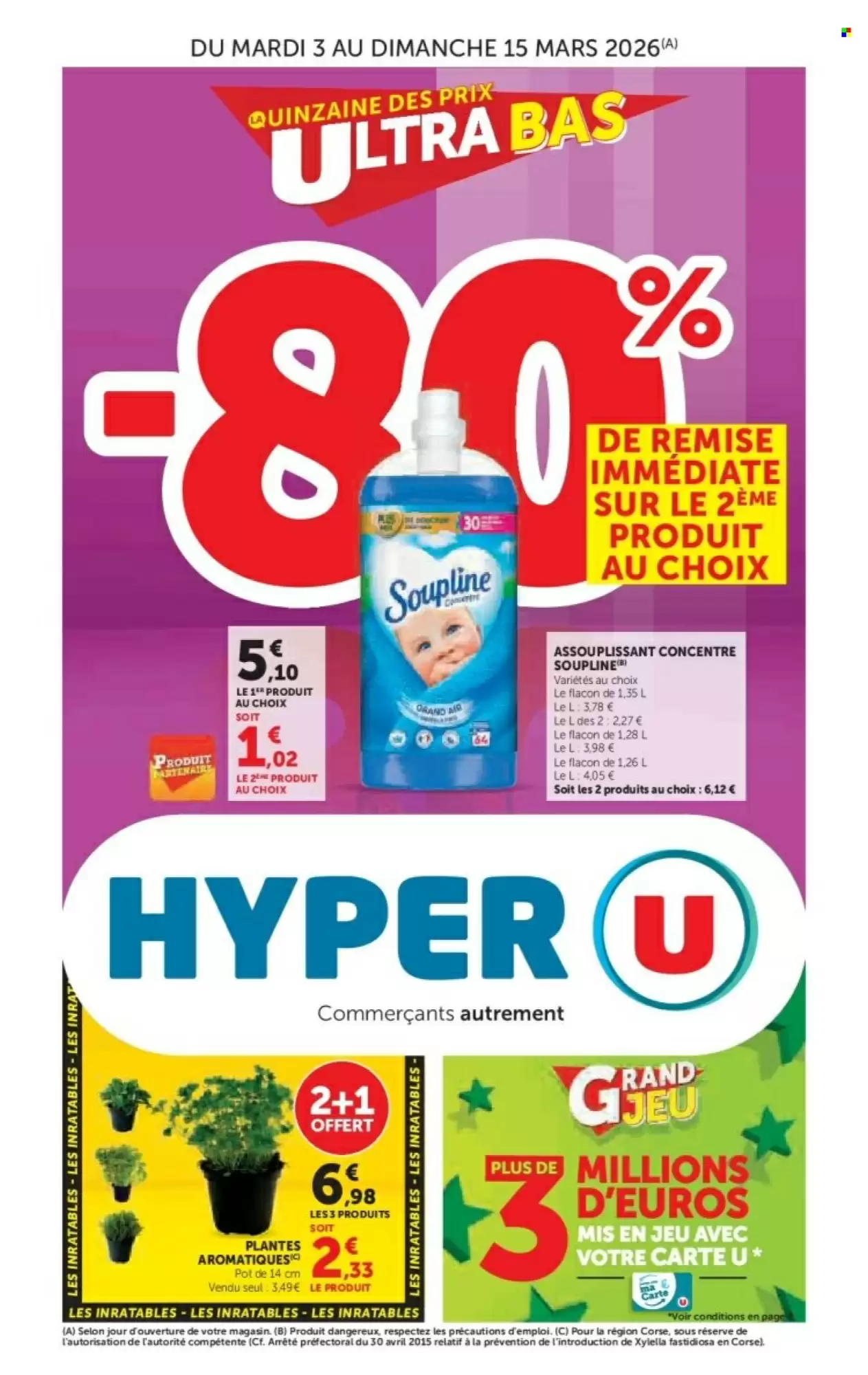 Catalogue Hyper U 03/03/2026 – 15/03/2026