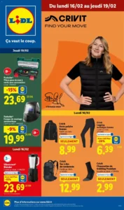 Catalogue Lidl 16/02/2026 – 19/02/2026