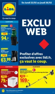 Catalogue Lidl 23/02/2026 – 26/02/2026