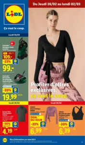 Catalogue Lidl 26/02/2026 – 02/03/2026