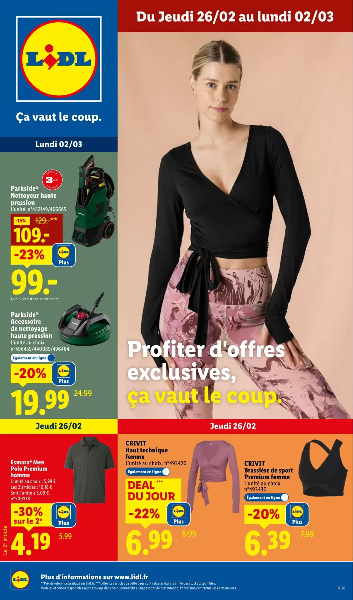 Catalogue Lidl 26/02/2026 – 02/03/2026