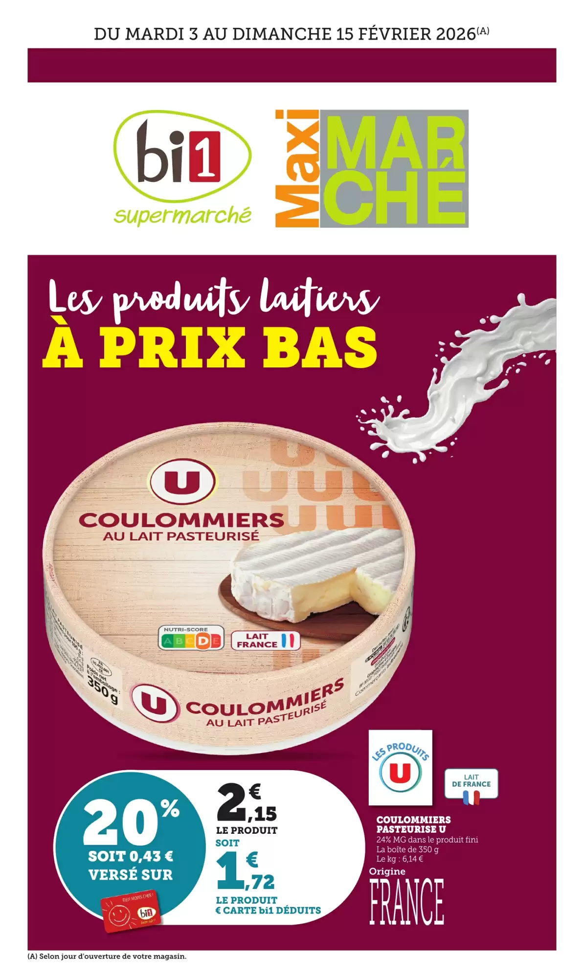 Catalogue Maximarch&eacute; 03/02/2026 – 15/02/2026