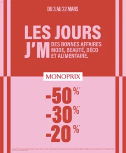 Catalogue Monoprix 03/03/2026 – 22/03/2026