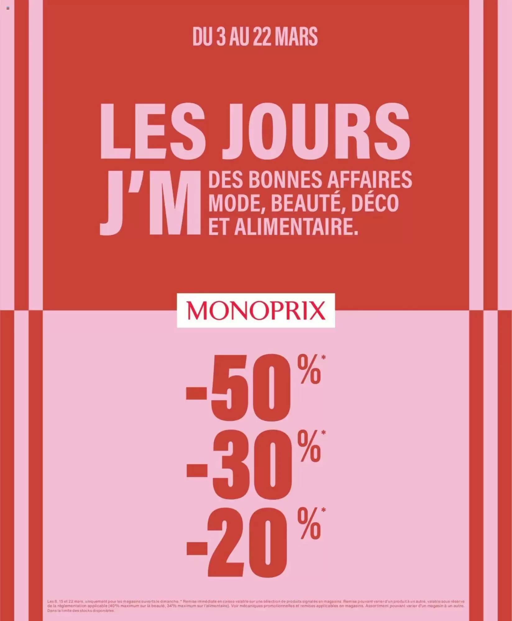 Catalogue Monoprix 03/03/2026 – 22/03/2026